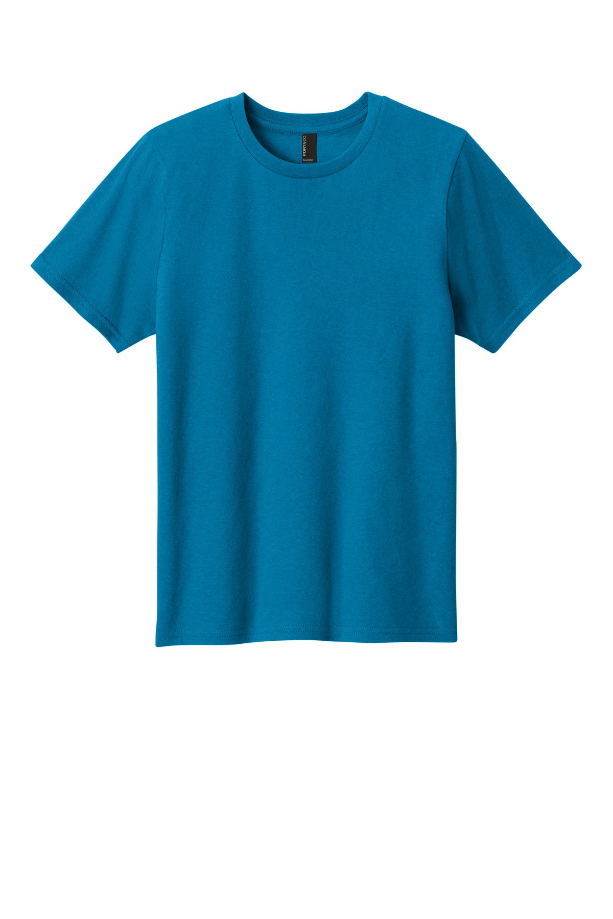 Custom Embroidered Port & Co T-Shirts  in Sapphire
