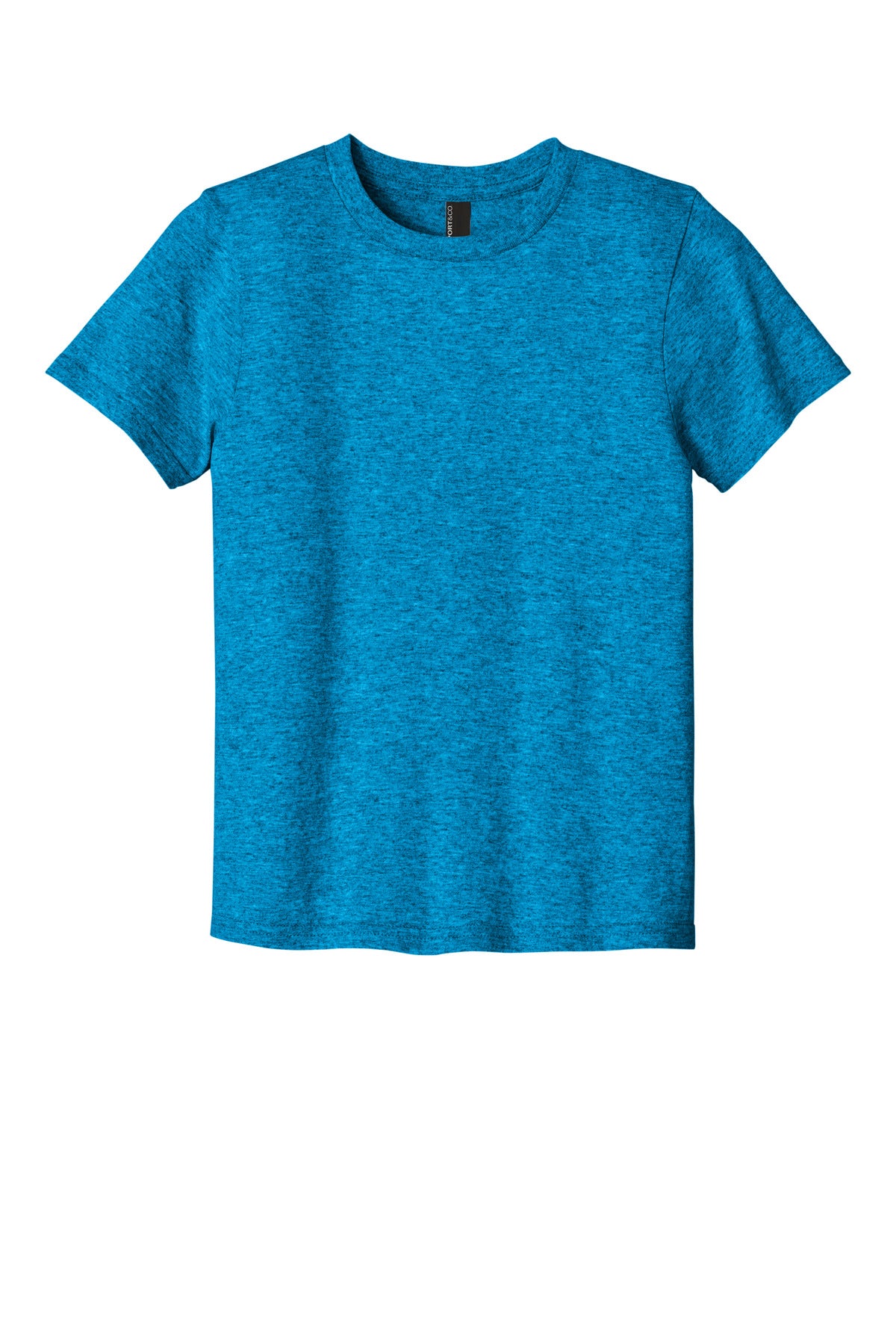 Custom Embroidered Port & Co T-Shirts  in Sapphire Heather