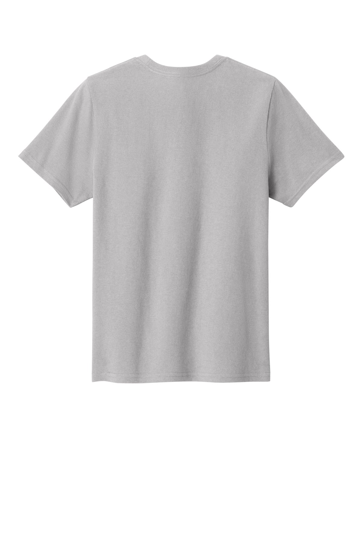 Custom Embroidered Port & Co T-Shirts  in Silver