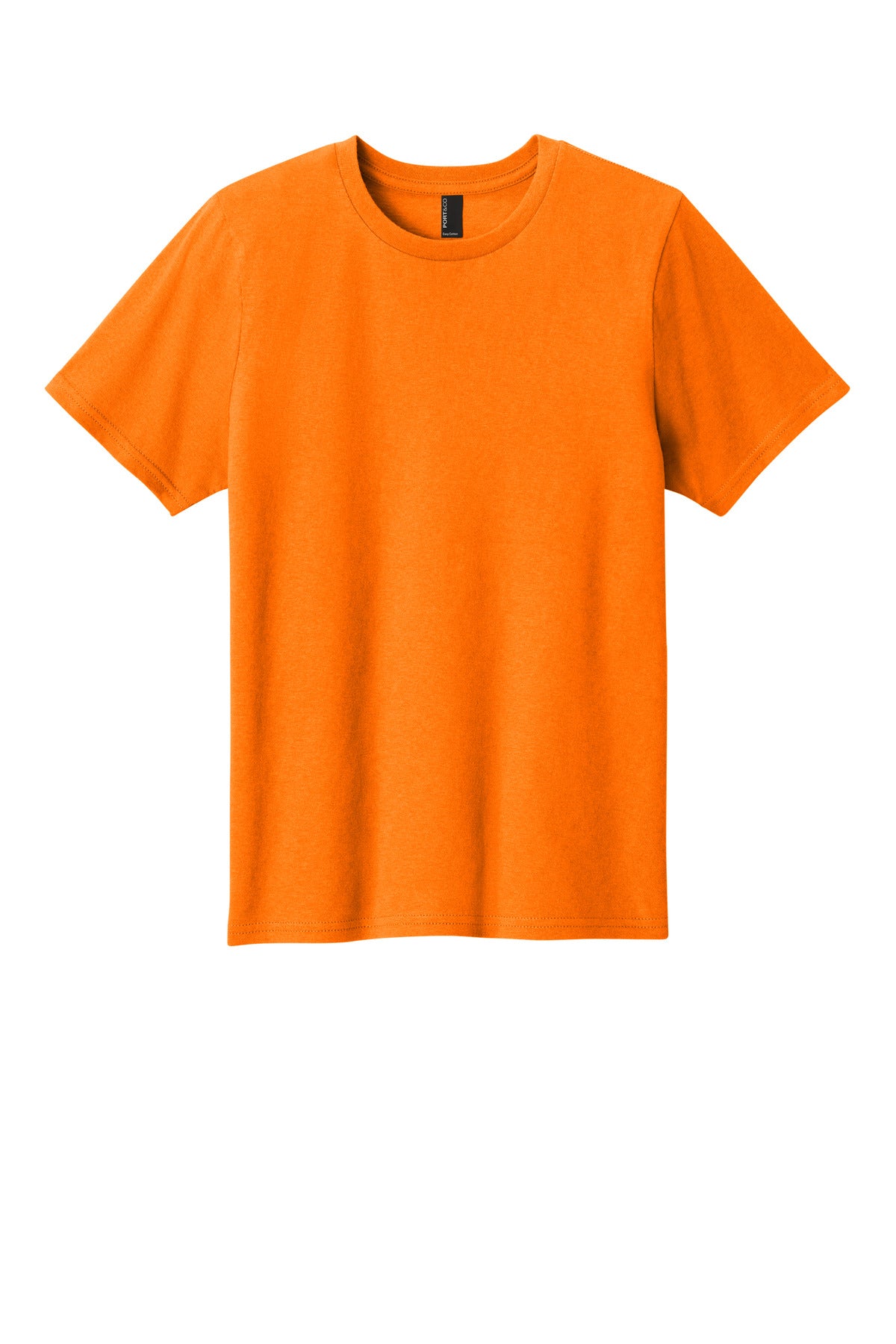 Custom Embroidered Port & Co T-Shirts  in Tennessee Orange