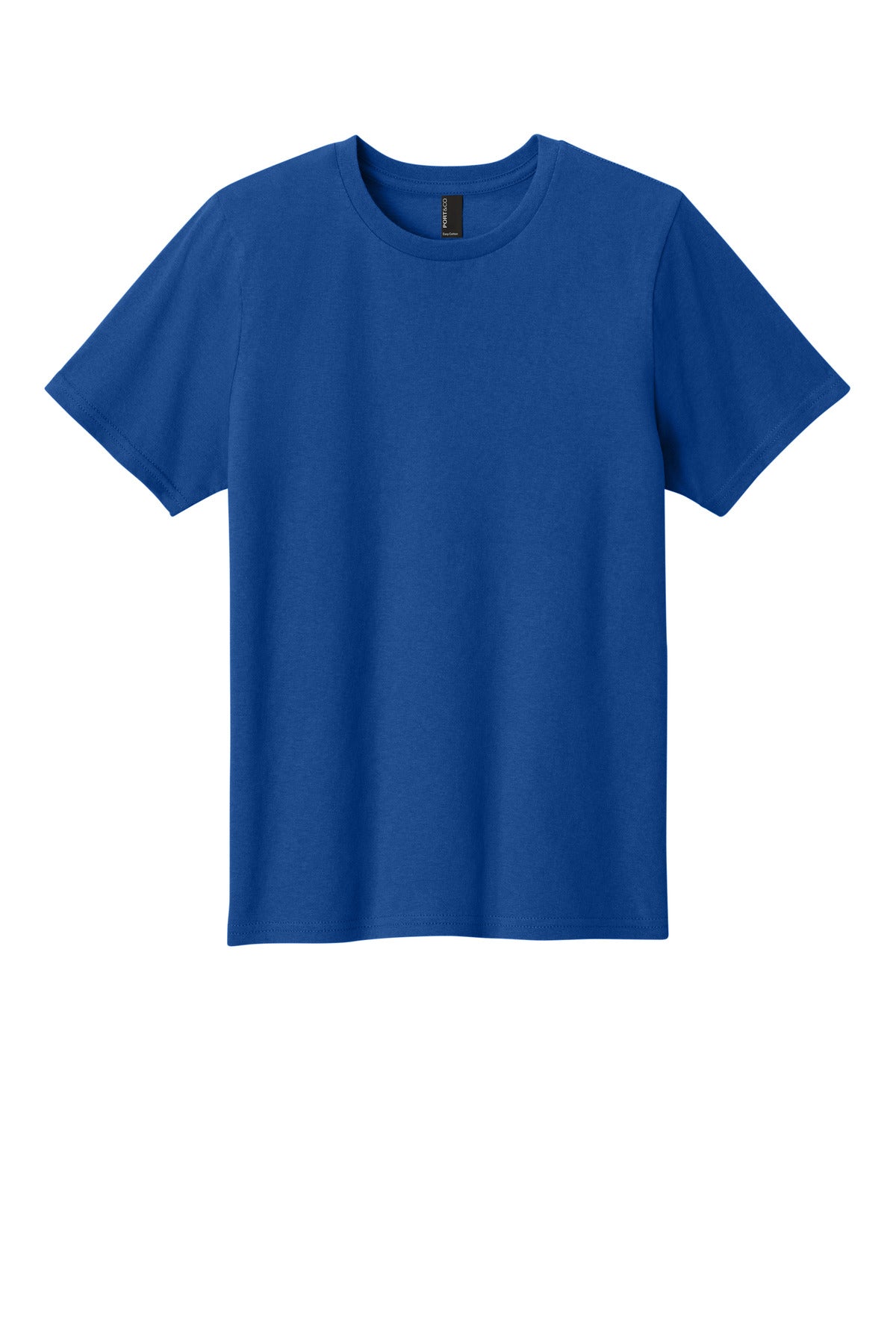 Custom Embroidered Port & Co T-Shirts  in True Royal