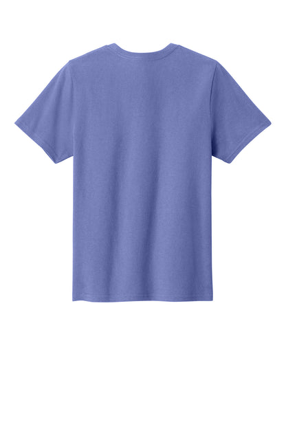 Custom Embroidered Port & Co T-Shirts  in Violet