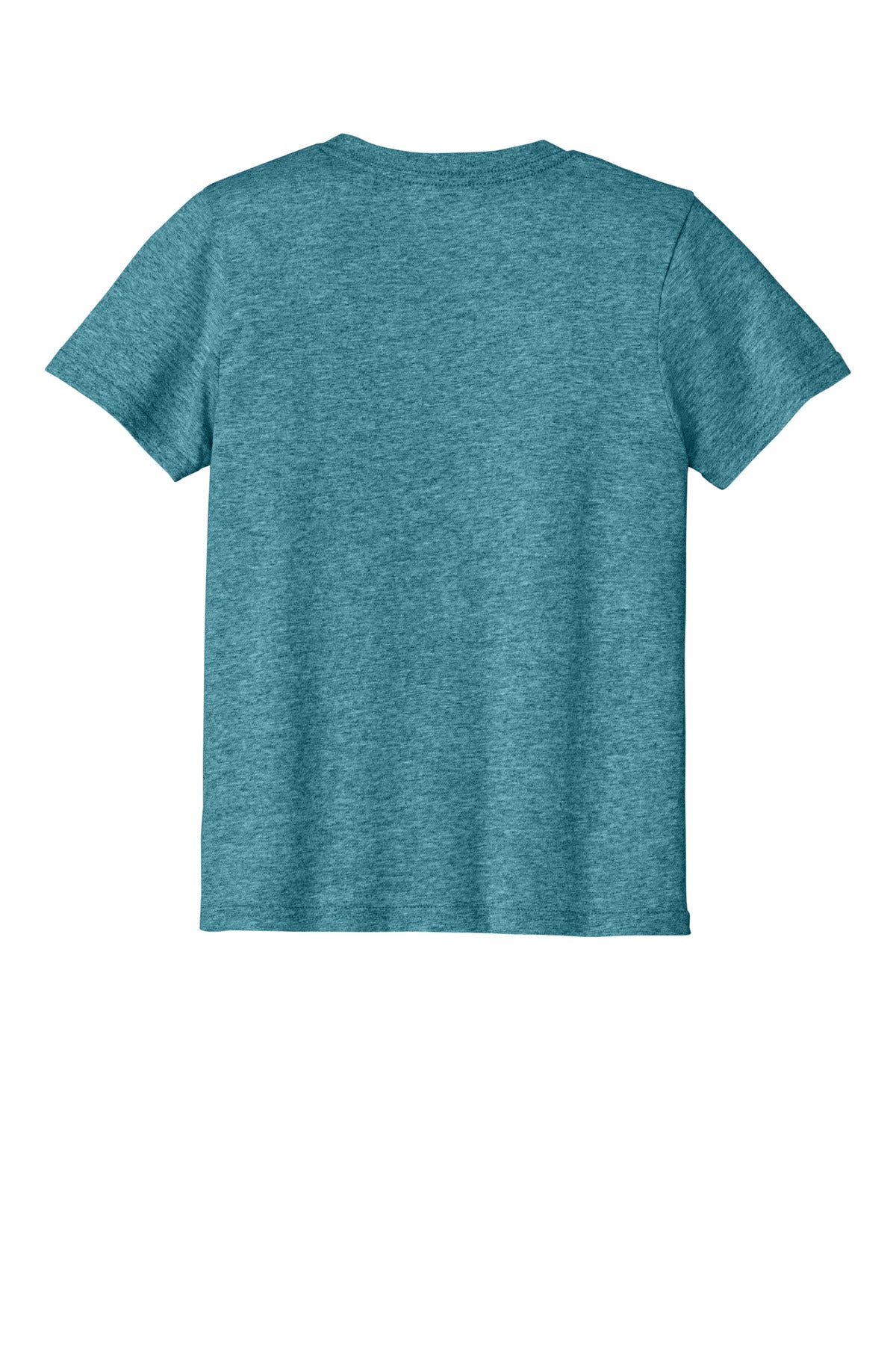 Custom Embroidered Port & Co T-Shirts  in Vivid Teal Heather