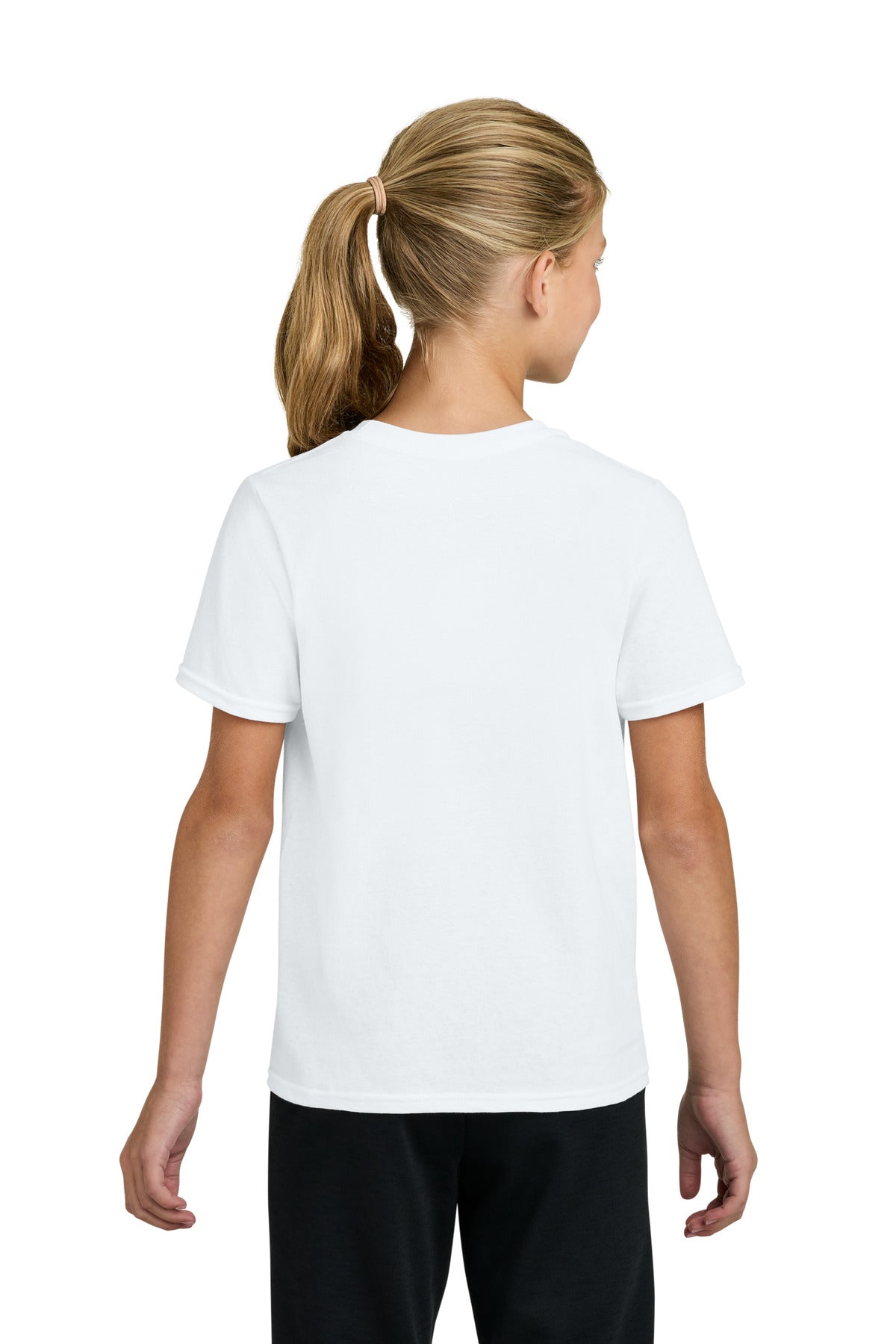 Custom Embroidered Port & Co T-Shirts  in White