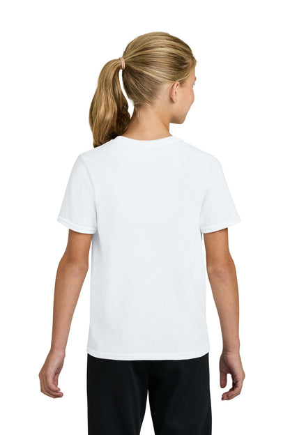 Custom Embroidered Port & Co T-Shirts  in White