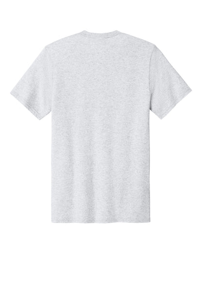 Custom Embroidered Port & Co T-Shirts  in Ash
