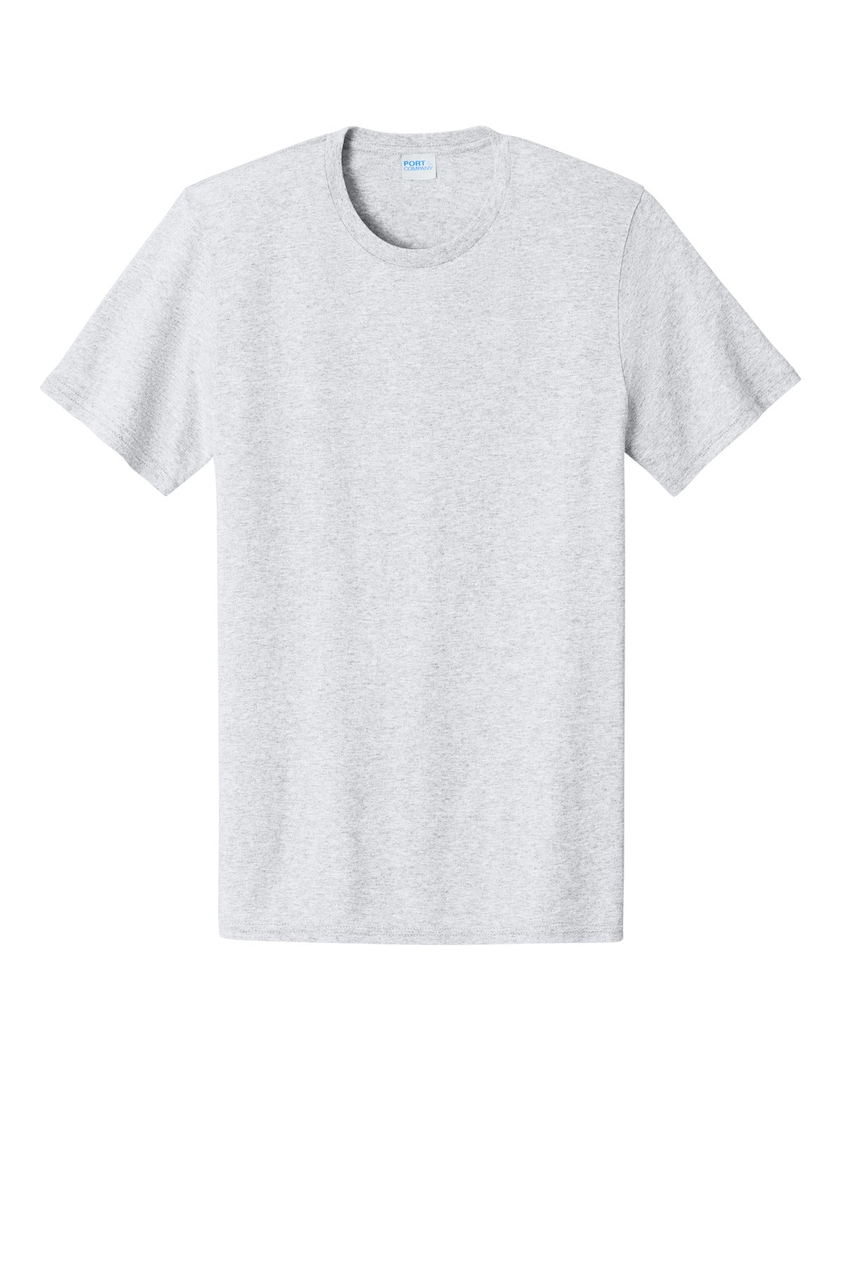 Custom Embroidered Port & Co T-Shirts  in Ash