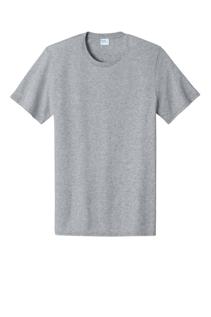 Custom Embroidered Port & Co T-Shirts  in Athletic Heather