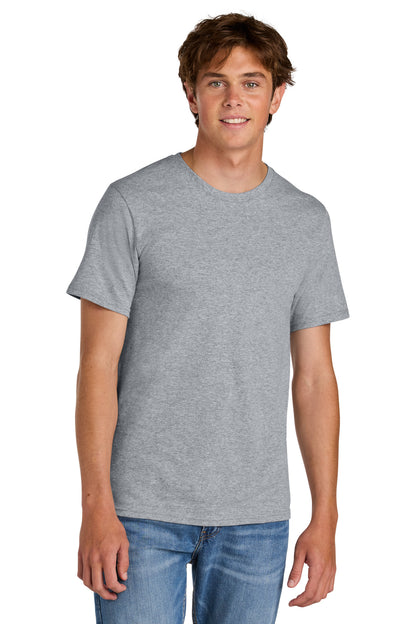 Custom Embroidered Port & Co T-Shirts  in Athletic Heather