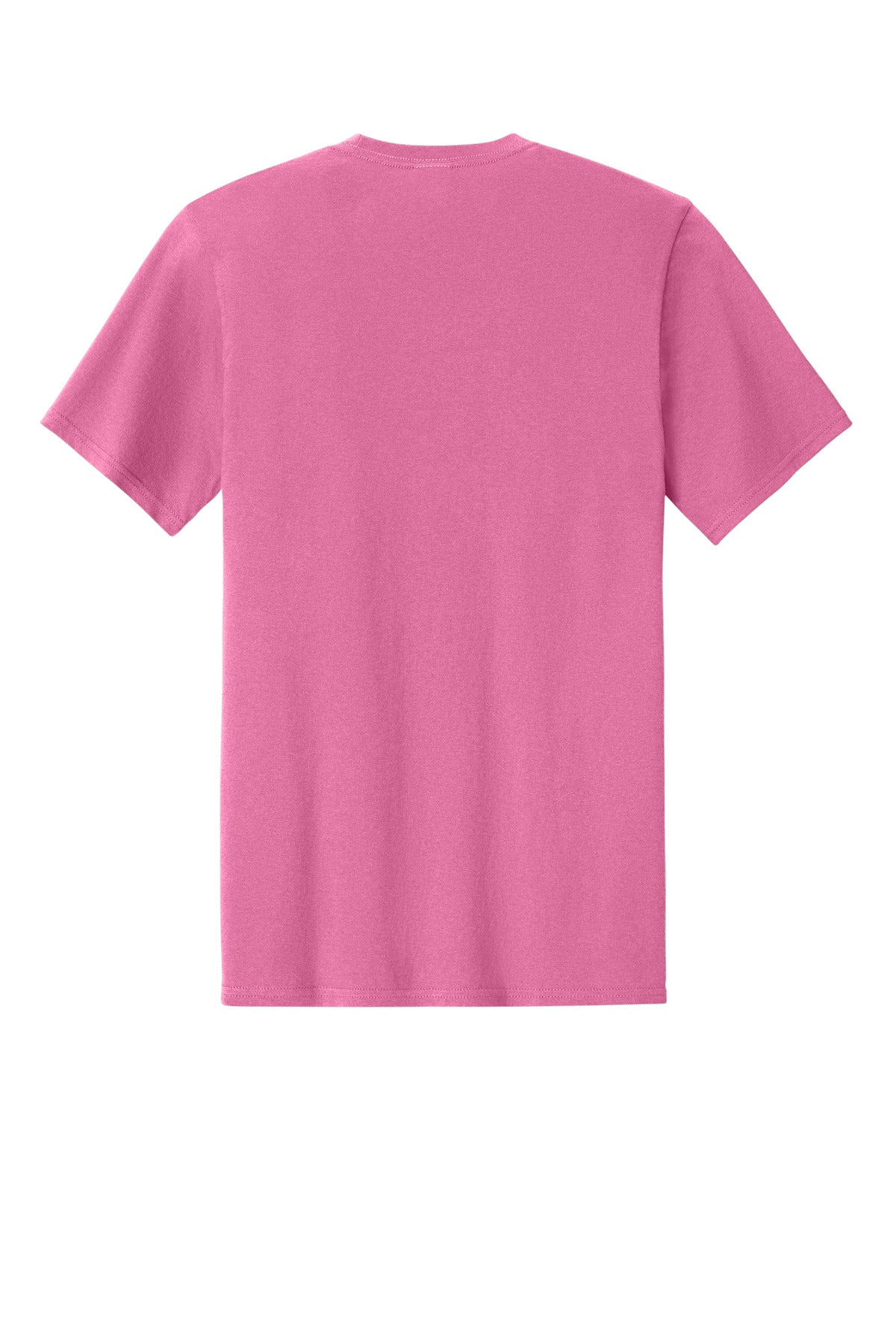 Custom Embroidered Port & Co T-Shirts  in Awareness Pink