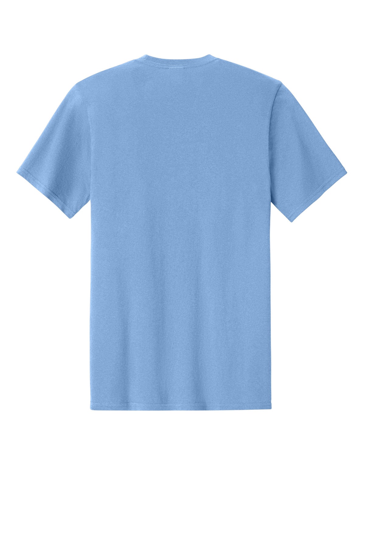 Custom Embroidered Port & Co T-Shirts  in Carolina Blue