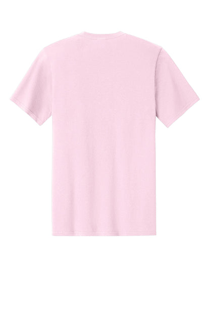 Custom Embroidered Port & Co T-Shirts  in Cherry Blossom