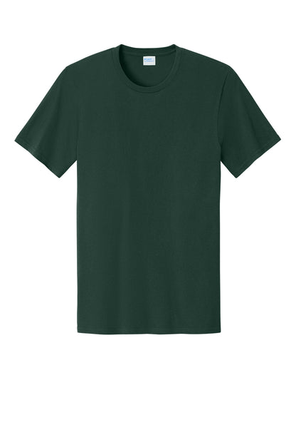 Custom Embroidered Port & Co T-Shirts  in Dark Green