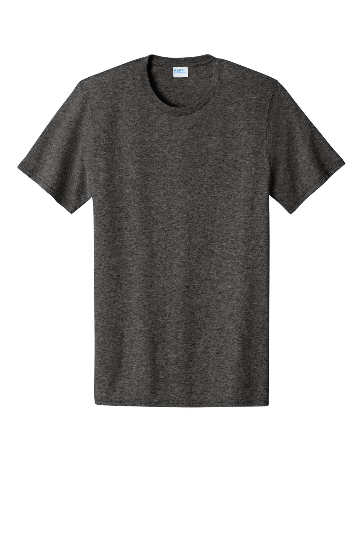 Custom Embroidered Port & Co T-Shirts  in Dark Heather Grey