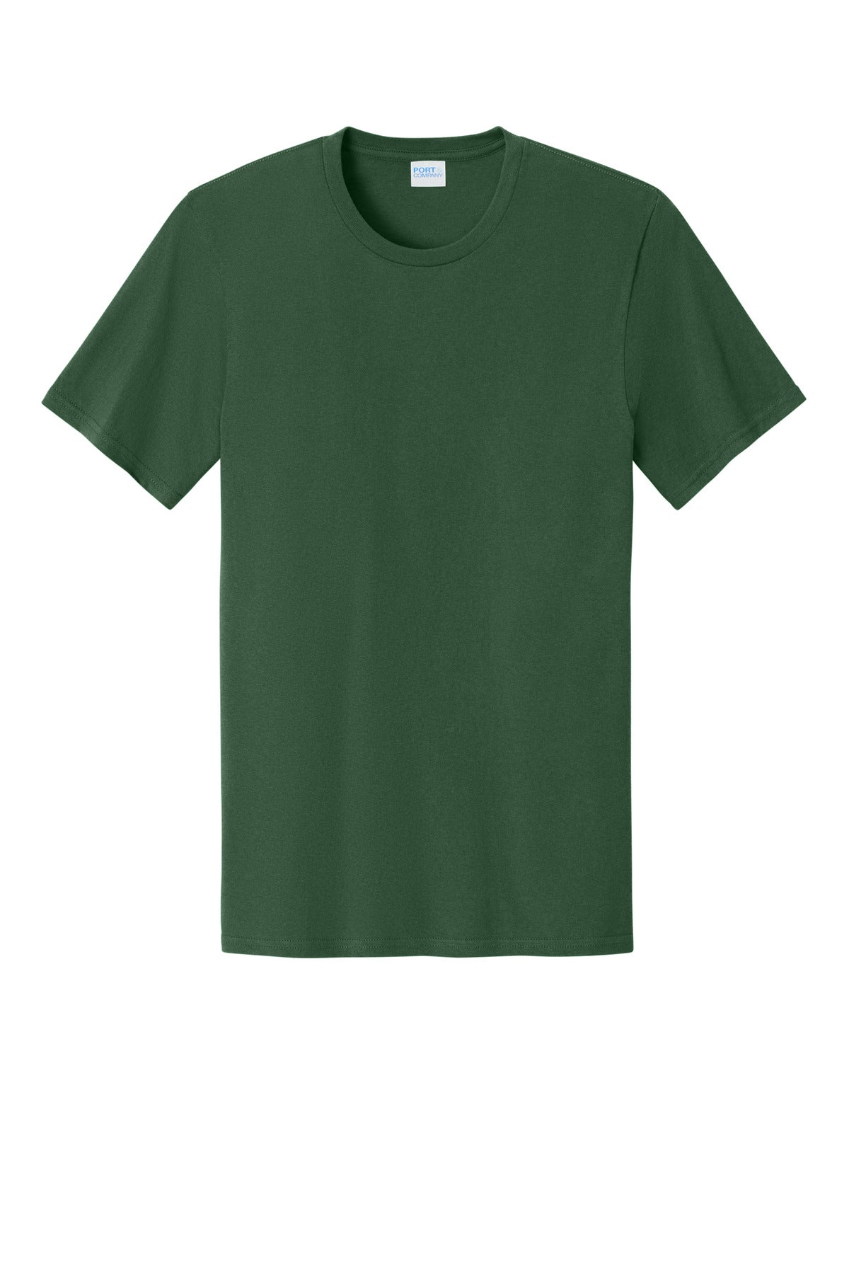 Custom Embroidered Port & Co T-Shirts  in Forest Green