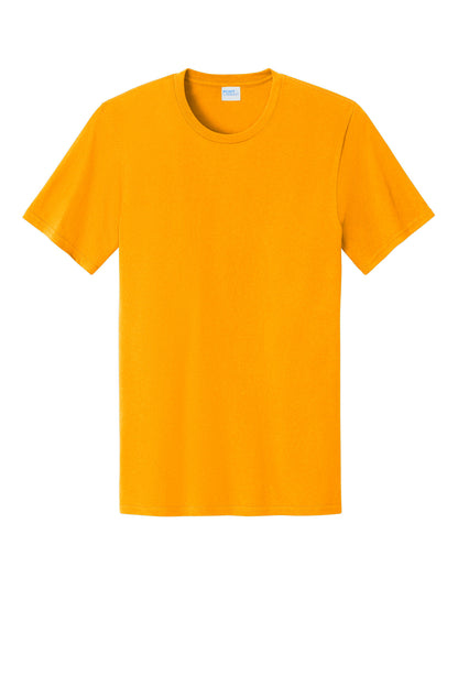 Custom Embroidered Port & Co T-Shirts  in Gold