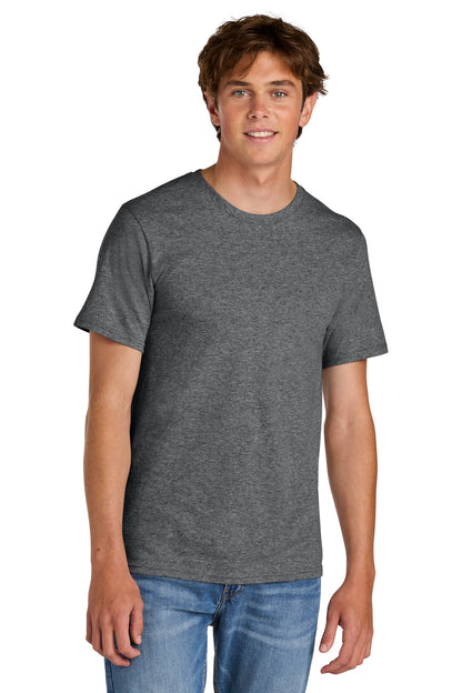 Custom Embroidered Port & Co T-Shirts  in Graphite Heather
