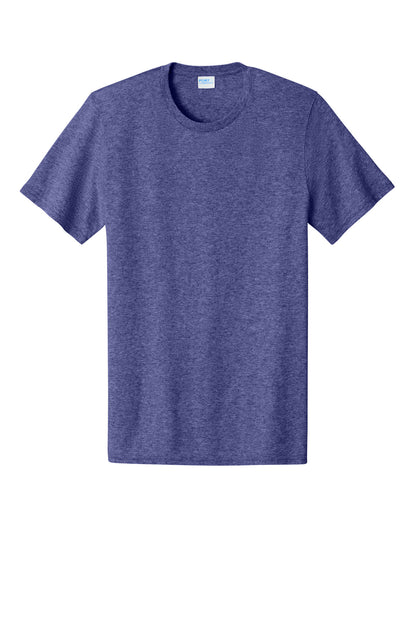 Custom Embroidered Port & Co T-Shirts  in Heather Purple
