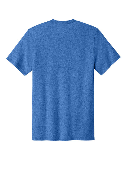 Custom Embroidered Port & Co T-Shirts  in Heather Royal