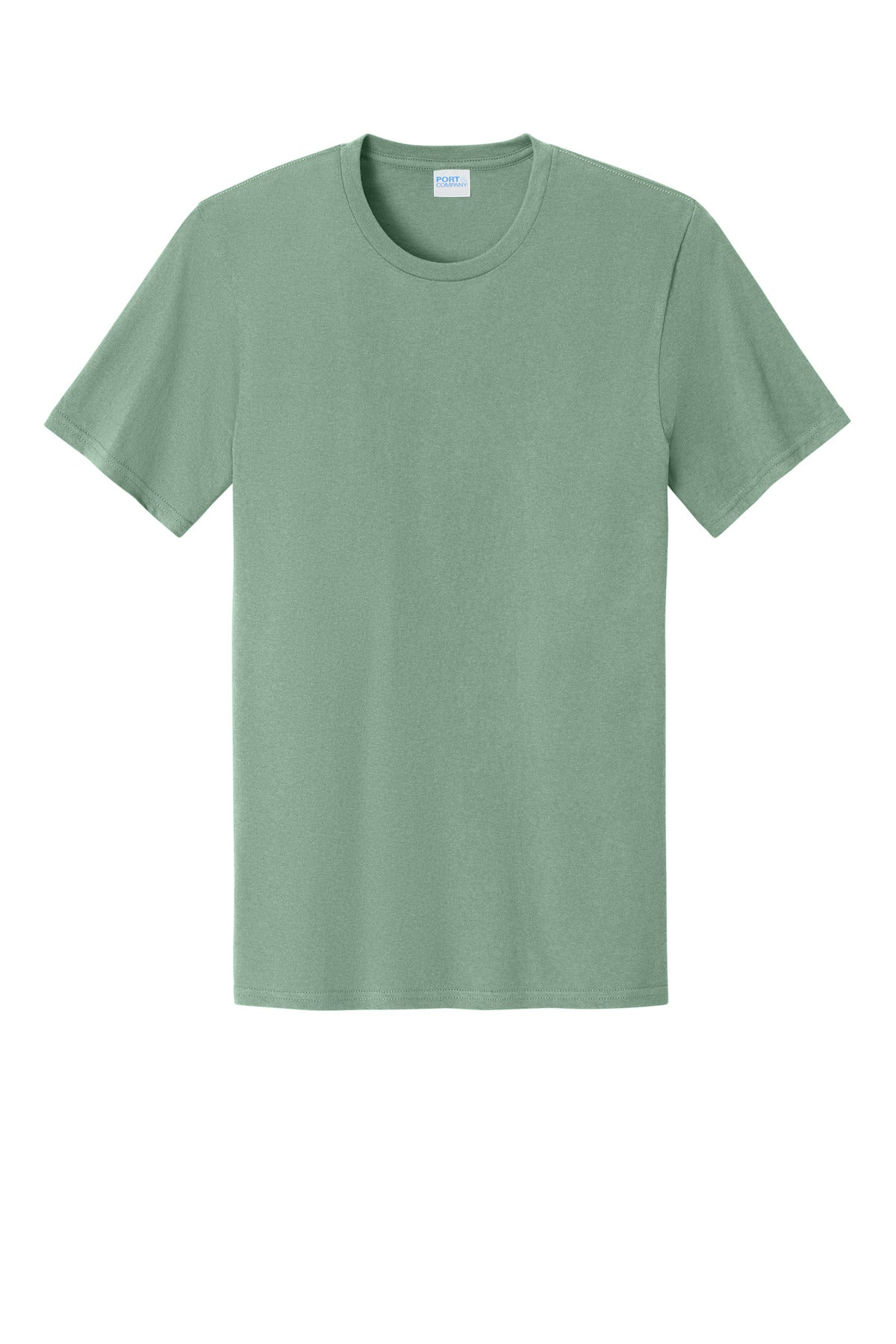 Custom Embroidered Port & Co T-Shirts  in Laurel Green