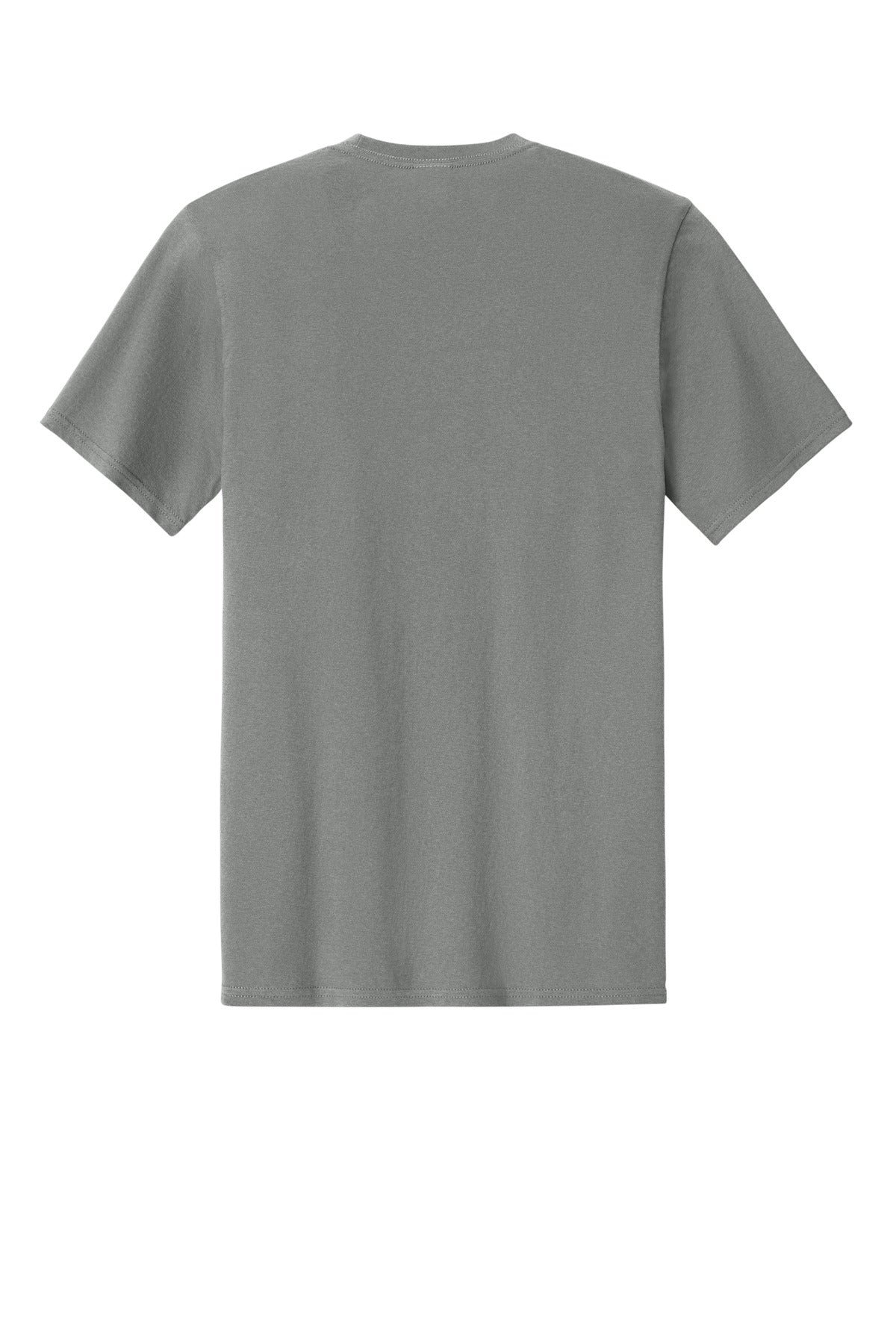 Custom Embroidered Port & Co T-Shirts  in Medium Grey