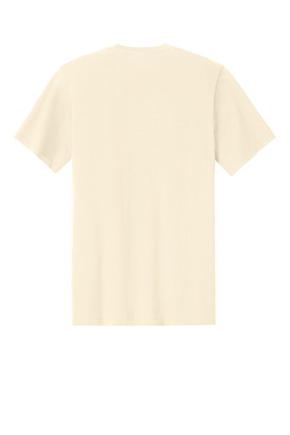 Custom Embroidered Port & Co T-Shirts  in Natural