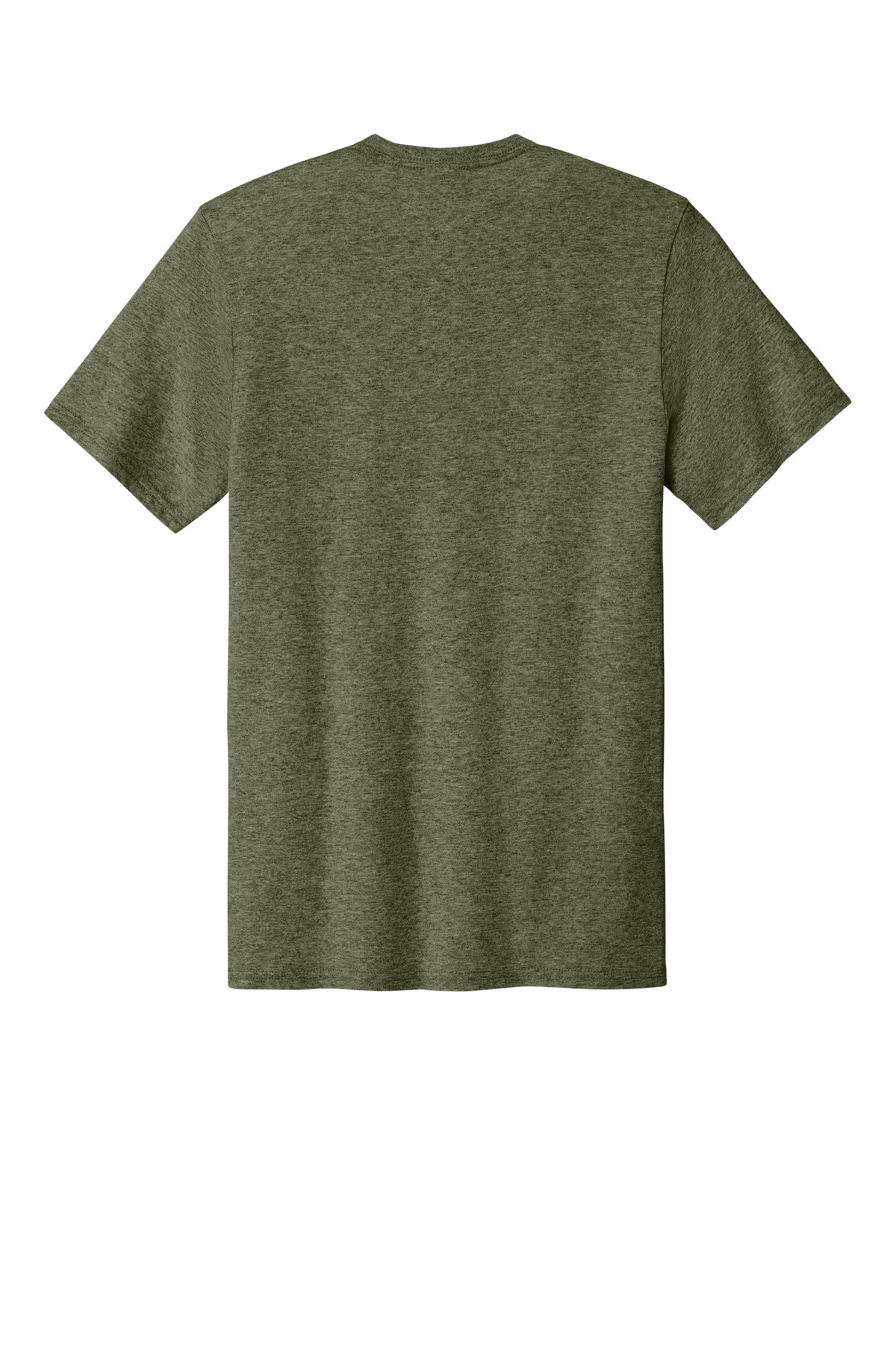 Custom Embroidered Port & Co T-Shirts  in Olive Drab Green Heather