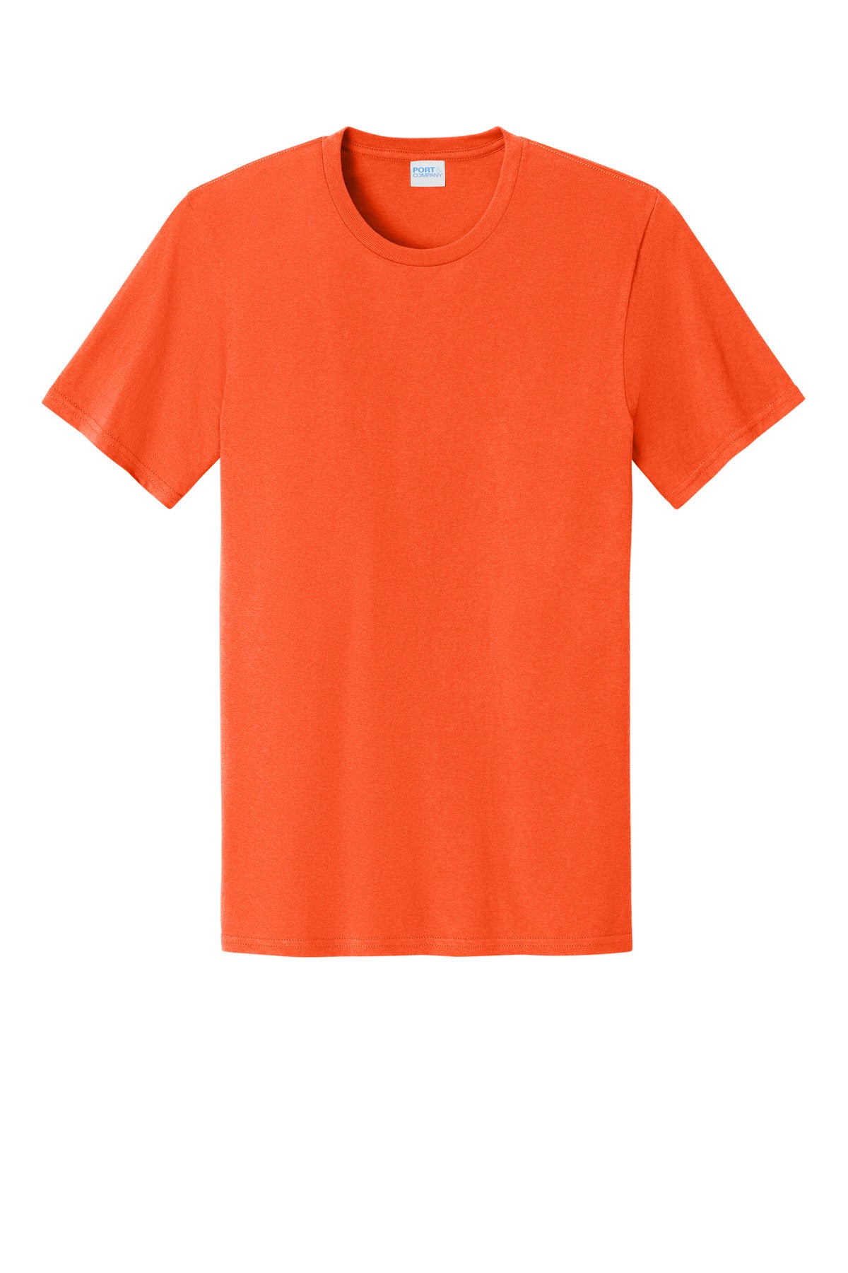 Custom Embroidered Port & Co T-Shirts  in Orange