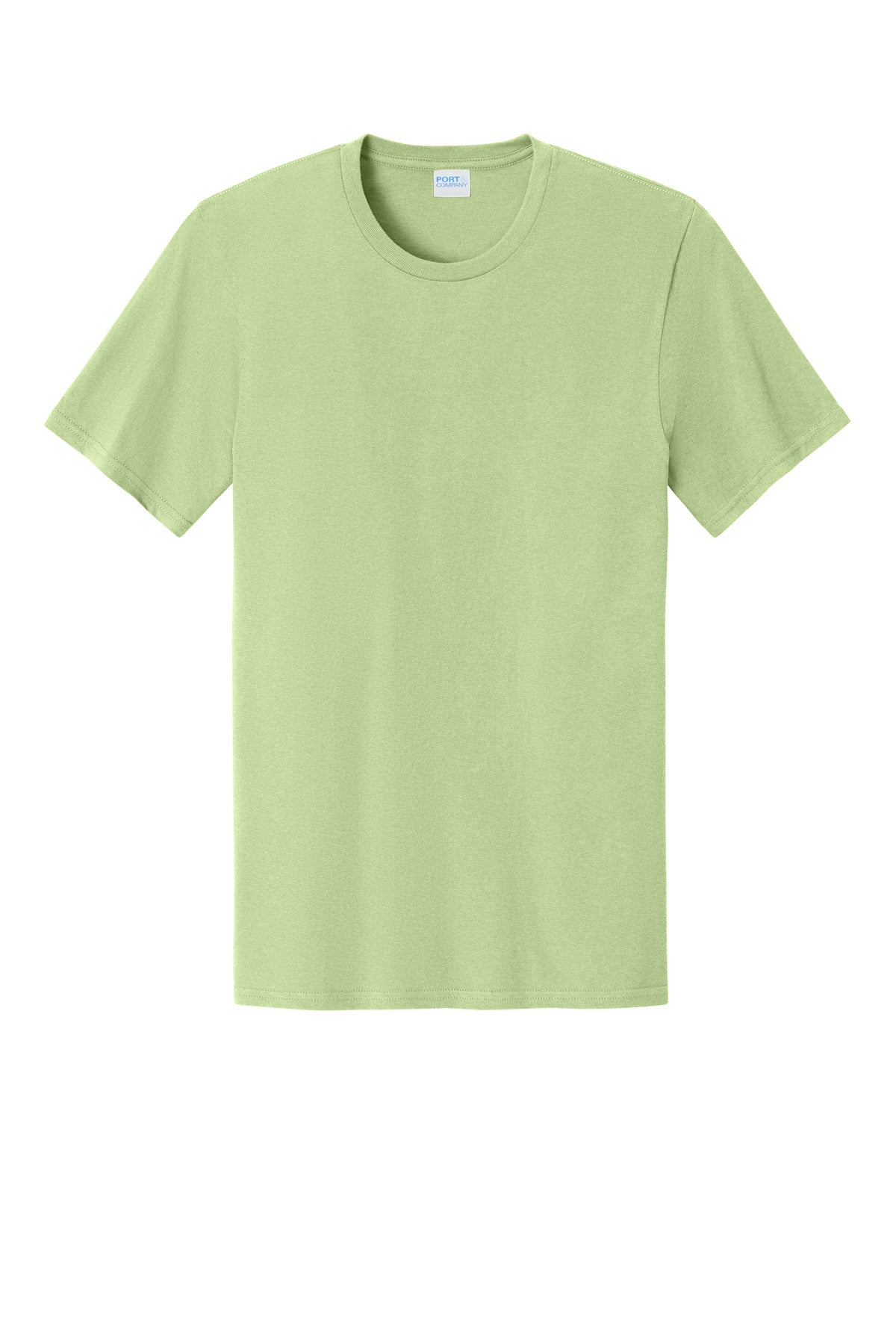 Custom Embroidered Port & Co T-Shirts  in Pistachio