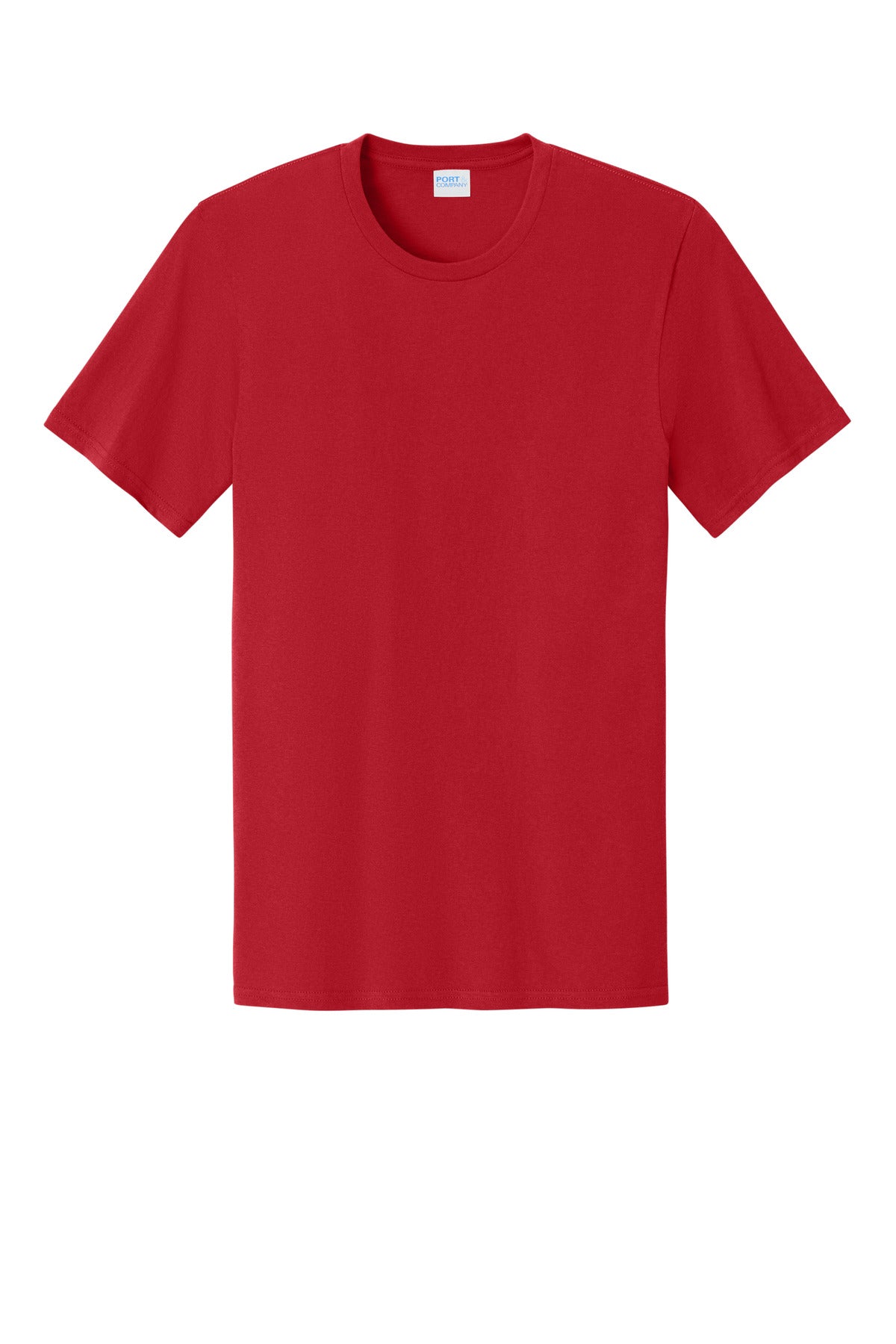 Custom Embroidered Port & Co T-Shirts  in Red