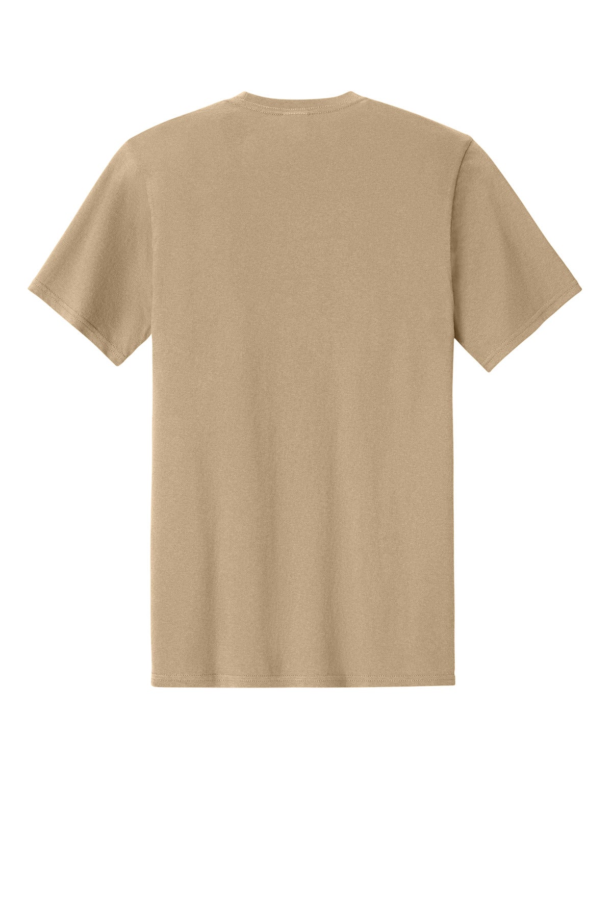 Custom Embroidered Port & Co T-Shirts  in Sand