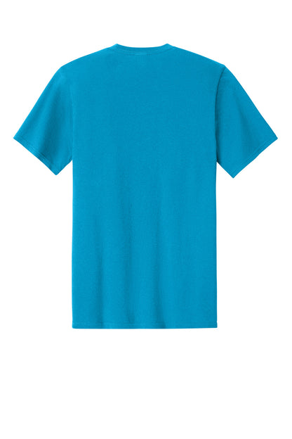 Custom Embroidered Port & Co T-Shirts  in Sapphire