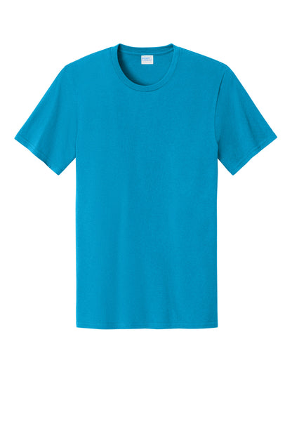 Custom Embroidered Port & Co T-Shirts  in Sapphire