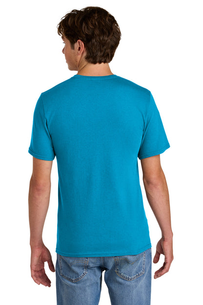 Custom Embroidered Port & Co T-Shirts  in Sapphire