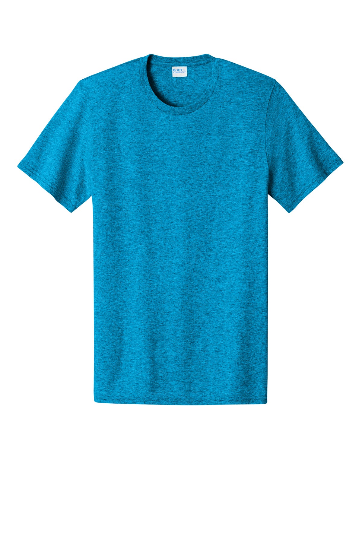 Custom Embroidered Port & Co T-Shirts  in Sapphire Heather