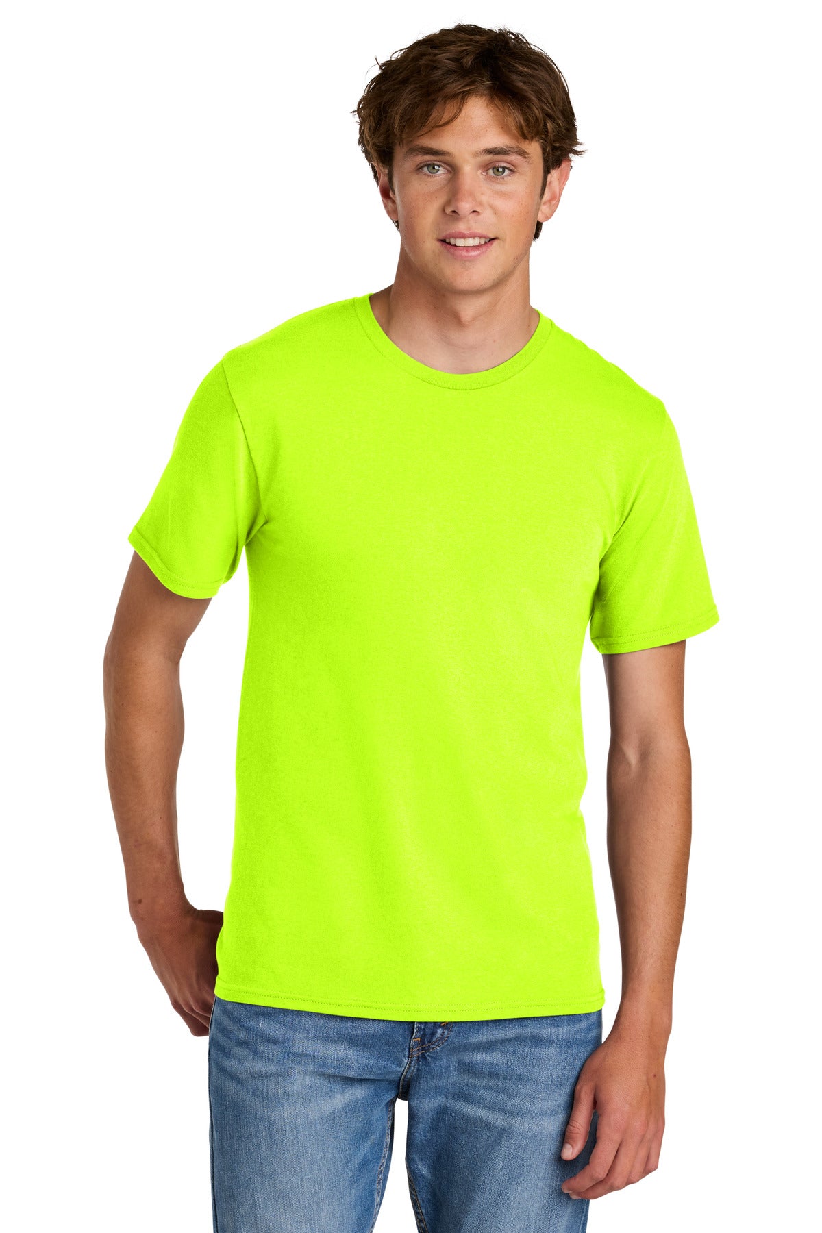 Custom Embroidered Port & Co T-Shirts  in S. Green