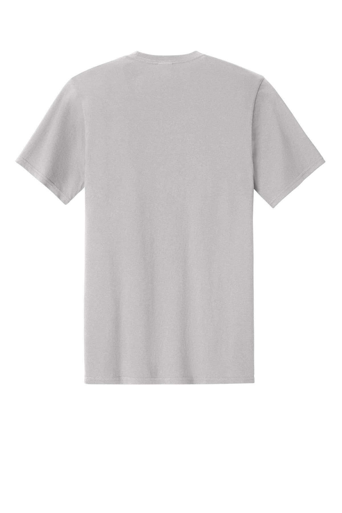 Custom Embroidered Port & Co T-Shirts  in Silver