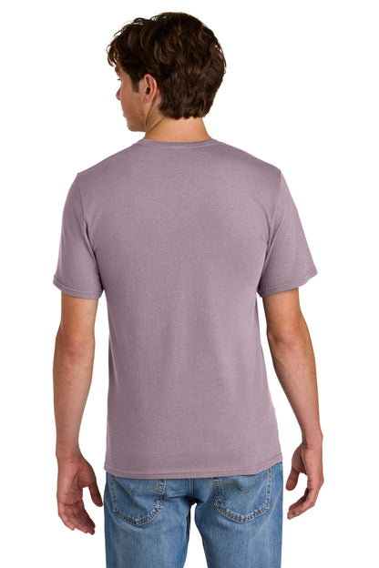 Custom Embroidered Port & Co T-Shirts  in Smoky Amethyst