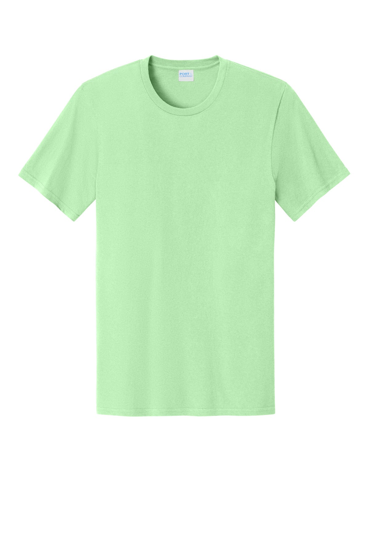 Custom Embroidered Port & Co T-Shirts  in Spearmint