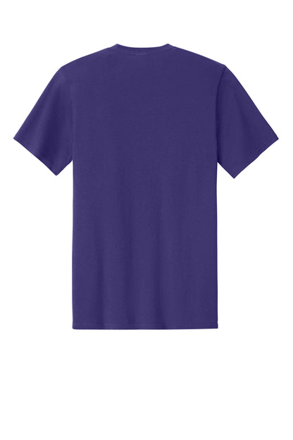 Custom Embroidered Port & Co T-Shirts  in Team Purple