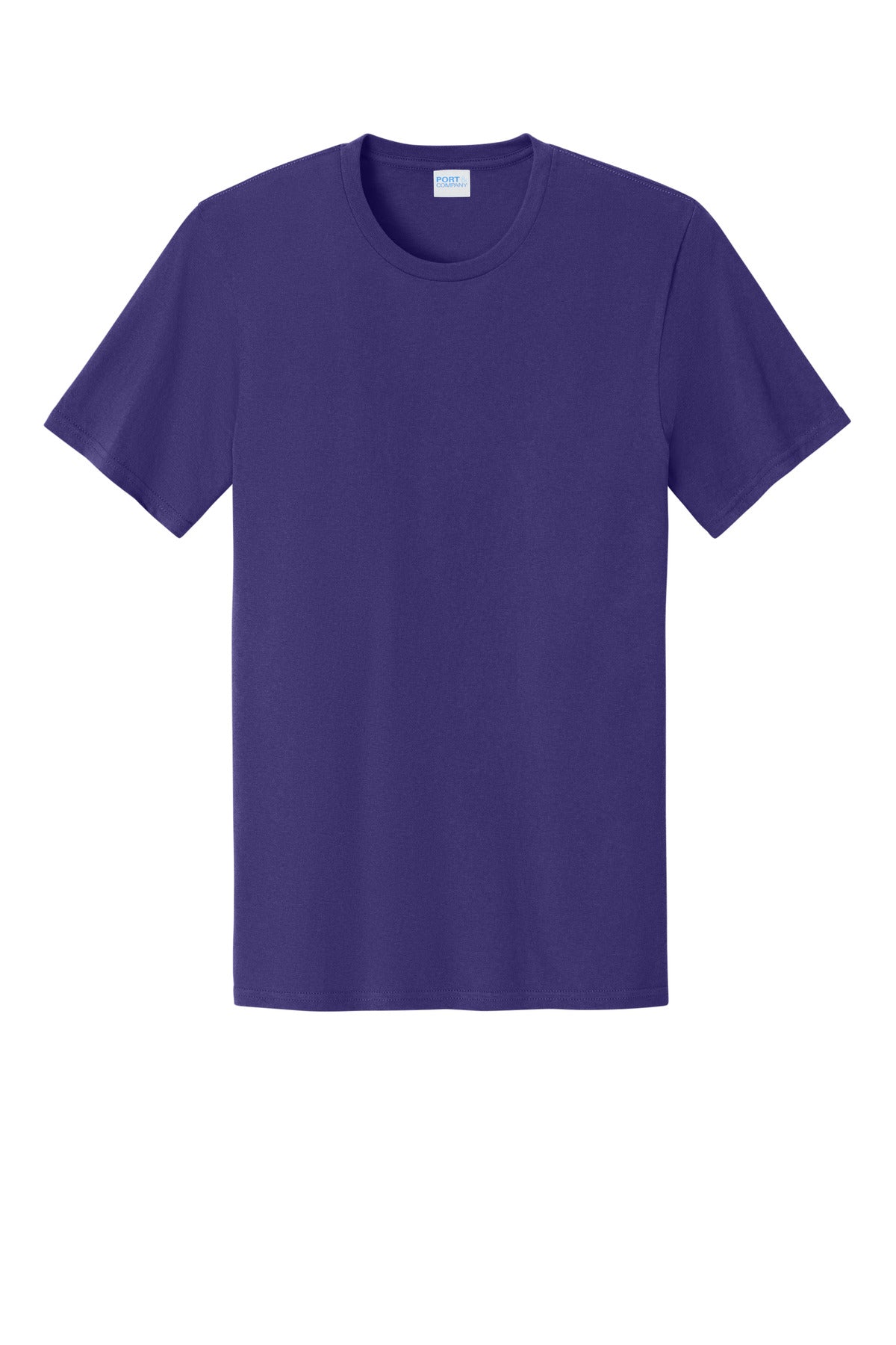 Custom Embroidered Port & Co T-Shirts  in Team Purple