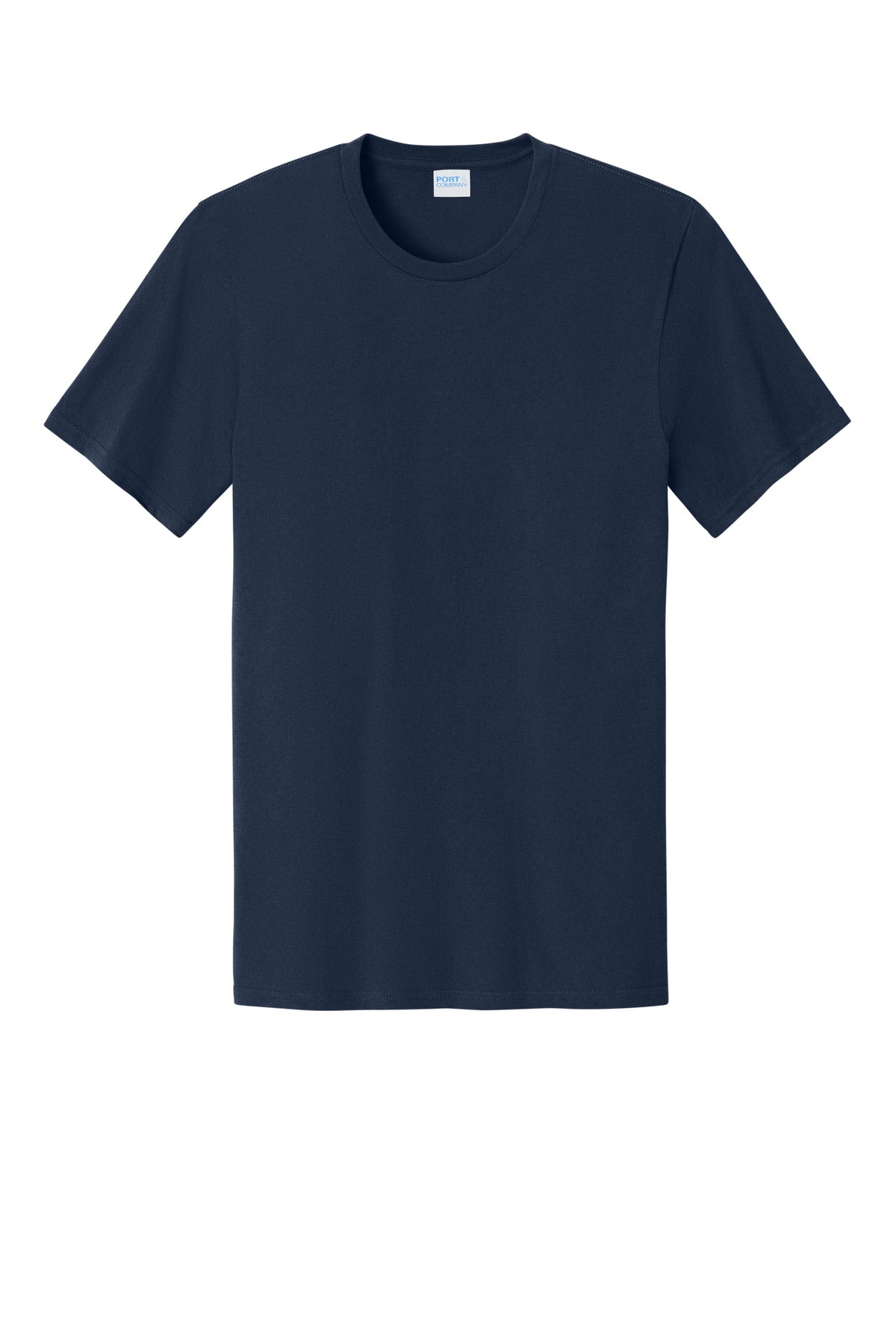 Custom Embroidered Port & Co T-Shirts  in True Navy