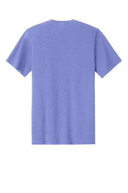 Custom Embroidered Port & Co T-Shirts  in Violet