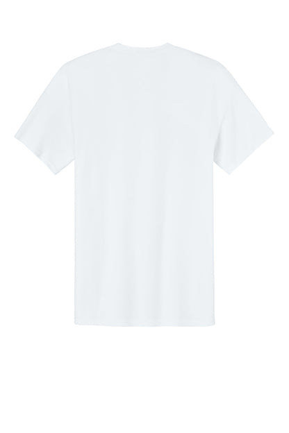 Custom Embroidered Port & Co T-Shirts  in White