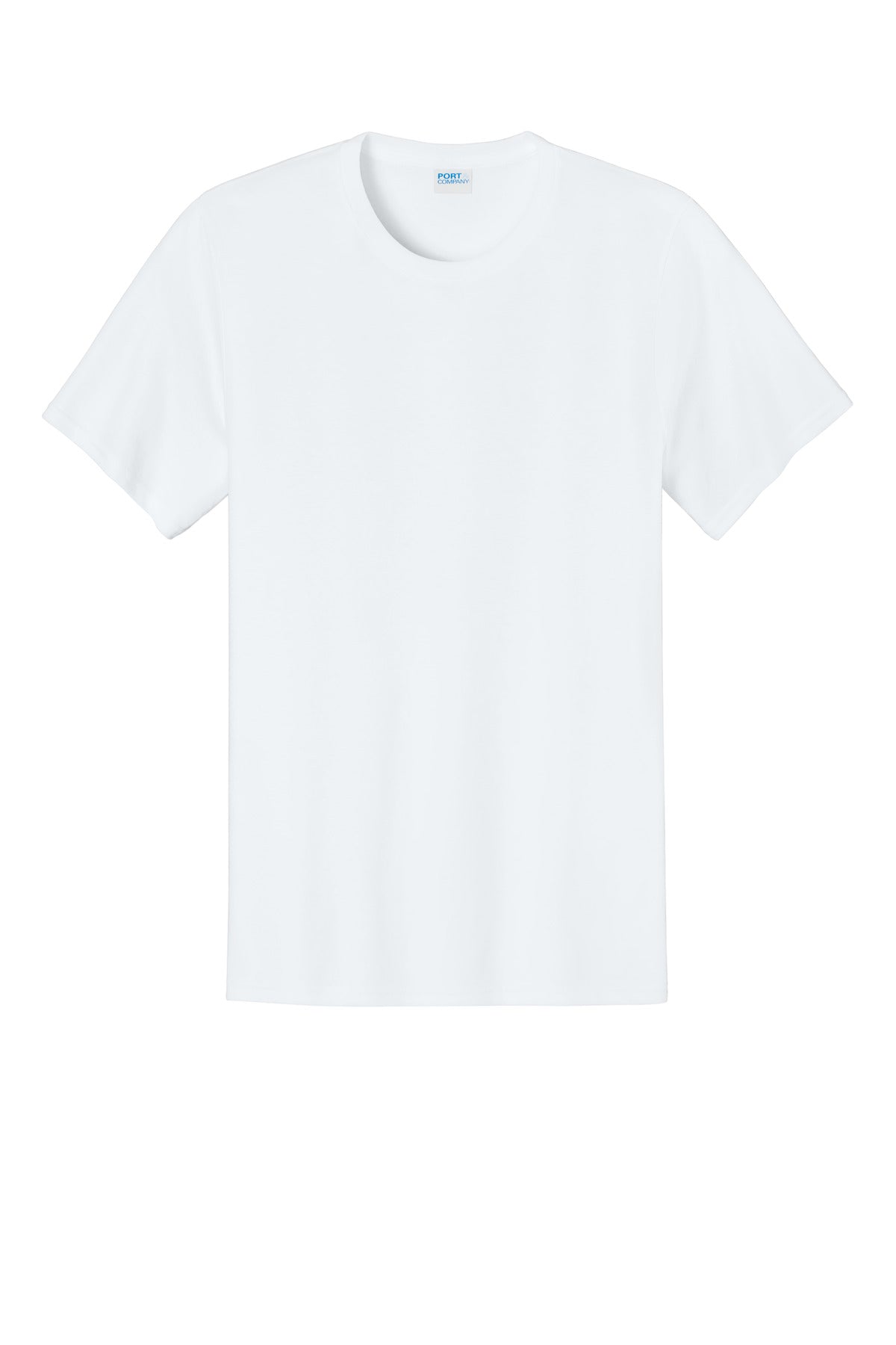 Custom Embroidered Port & Co T-Shirts  in White