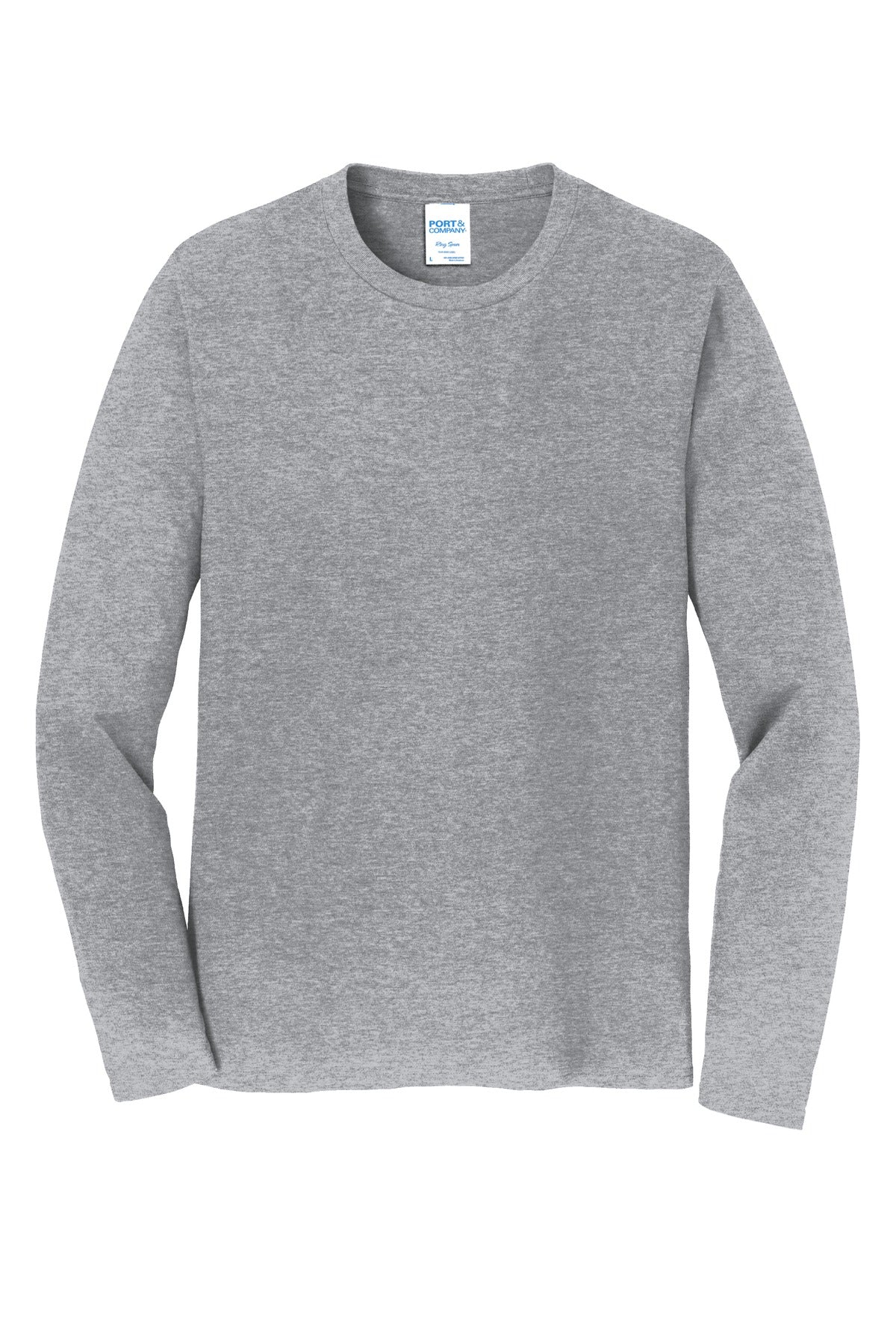 Custom Embroidered Port & Co T-Shirts  in Athletic Heather