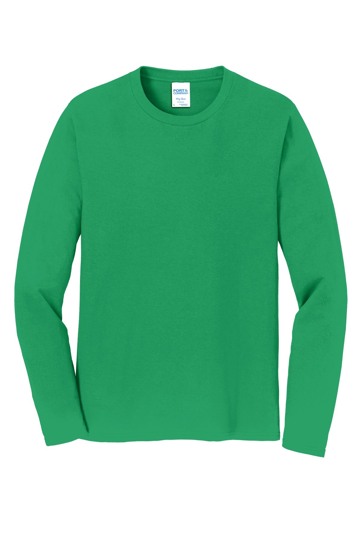 Custom Embroidered Port & Co T-Shirts  in Athletic Kelly