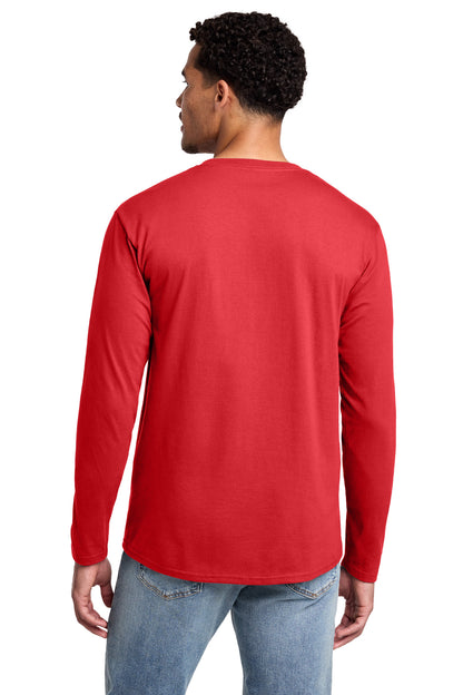 Custom Embroidered Port & Co T-Shirts  in Bright Red
