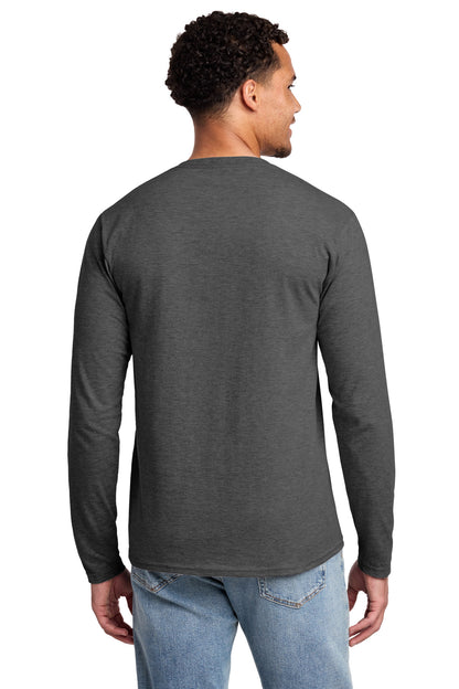 Custom Embroidered Port & Co T-Shirts  in Dark Heather Grey