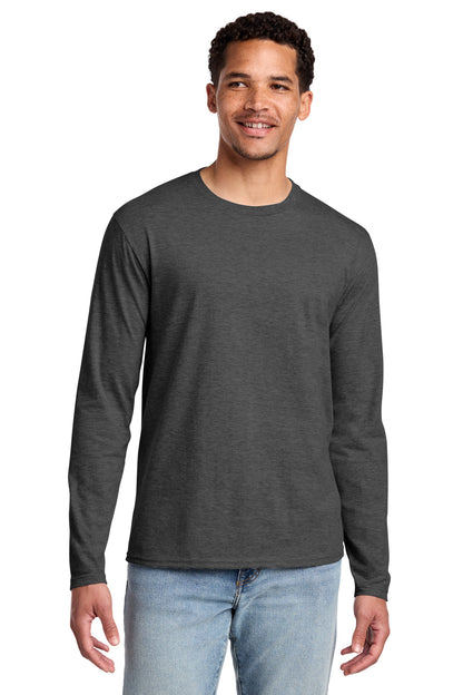 Custom Embroidered Port & Co T-Shirts  in Dark Heather Grey
